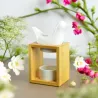 Birdy Naturéa Brûle-parfum oiseau blanc