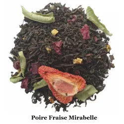Thé noir Saveur Poire - Fraise - Mirabelle