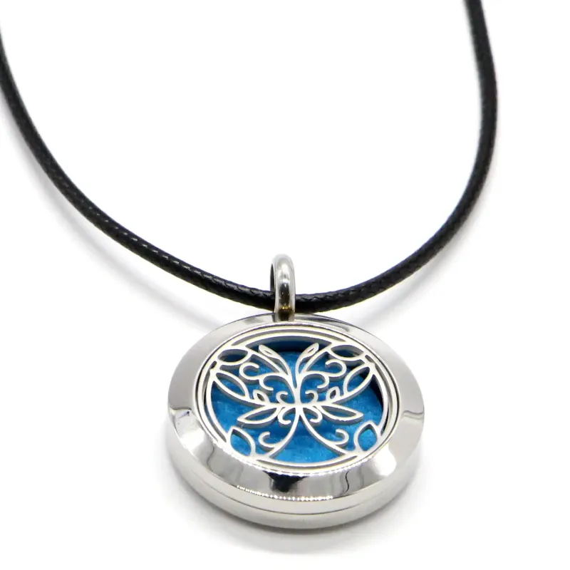 Collier d'aromathérapie Papillon - Diffusion d'huiles essentielles
