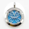 Pendentif en inox pour diffuser des huiles essentielles - Collier d'aromathérapie