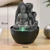 Fontaine compacte pour décoration d'intérieur apaisante