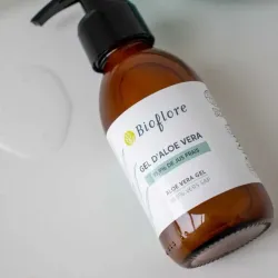 Gel pur d'aloe vera Bio Bioflore 115 ml - 95,6% de jus frais