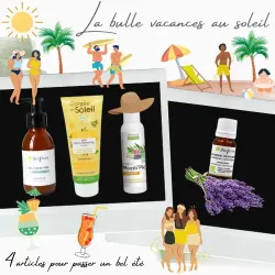 La bulle vacances au soleil : 4 produits naturels pour protéger / réparer la peau / les cheveux