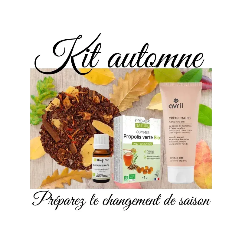 Kit automne Bien-être au nature'L 4 produits bio pour le changement de saison
