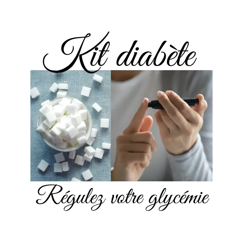Kit diabète pour réguler la glycémie (taux de sucre dans le sang)