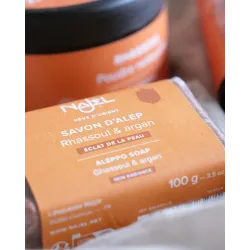 Savon d'Alep Najel Rhassoul et Argan