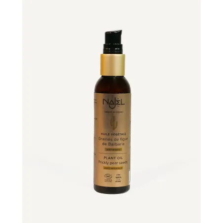 Huile de graines de Figue de Barbarie Najel 80 ml - Anti-âge, raffermissante