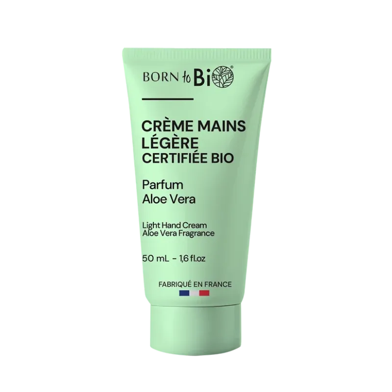 Crème mains Légère Aloe Vera 50 ml Born to Bio