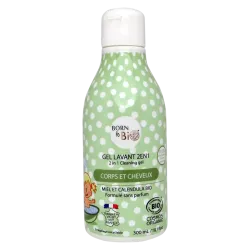 Gel lavant bébé Corps et Cheveux 300 ml  Born to Bio