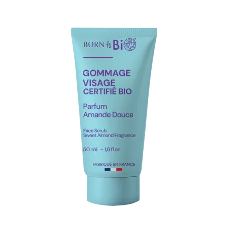 Gommage visage Amande douce Born to Bio 50 ml