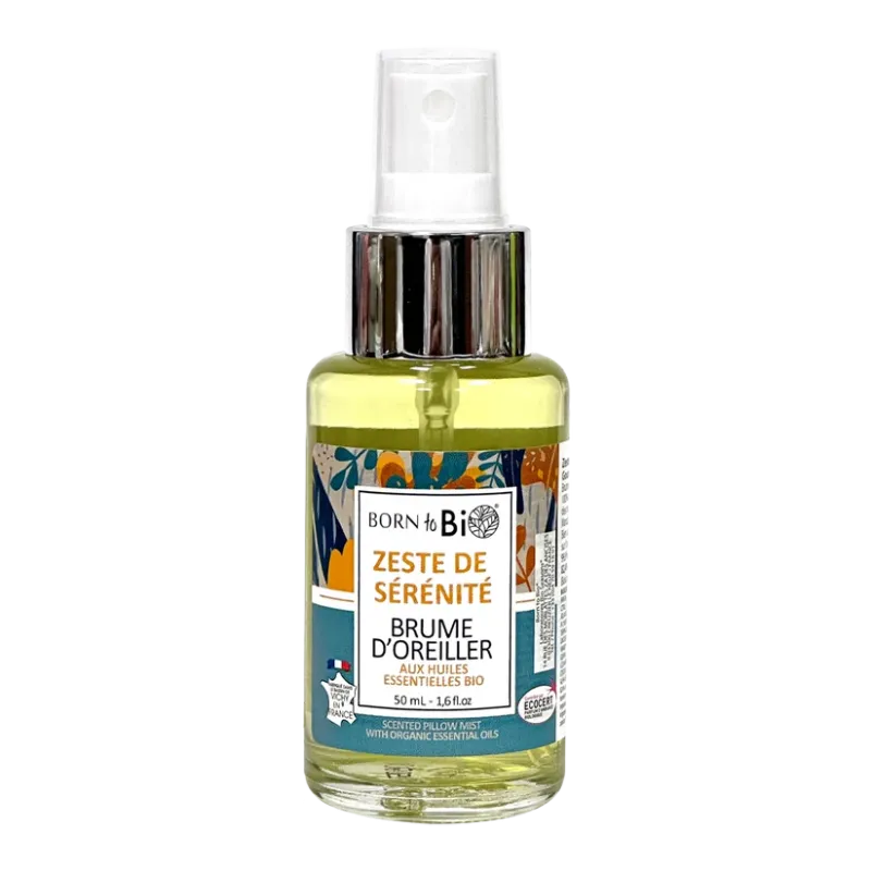 Brume d'oreille Zeste de sérénité 50 ml Born to Bio Aide au sommeil