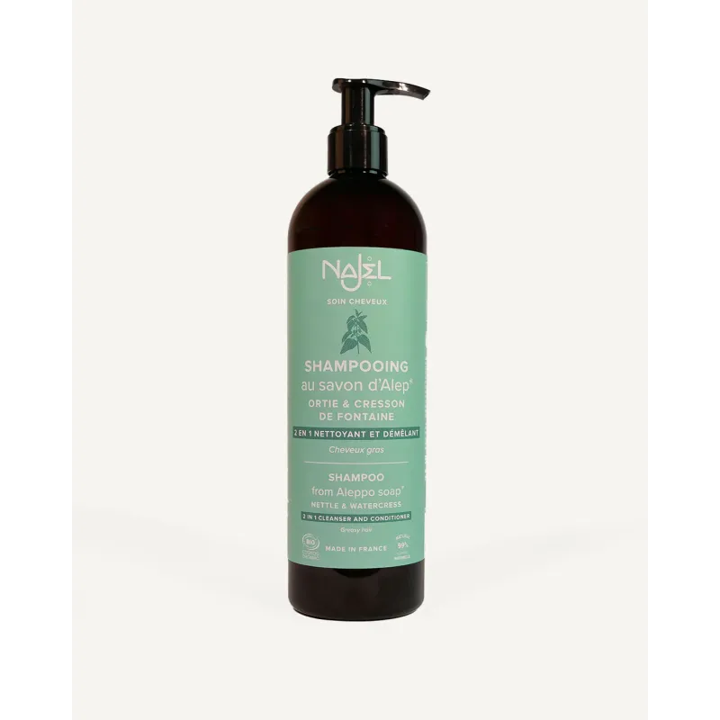Shampoing d'Alep cheveux gras Najel 500 ml