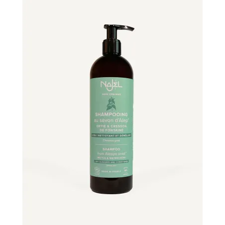 Shampoing d'Alep cheveux gras Najel 500 ml