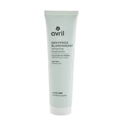 Dentifrice blanchissant Bio Avril sans fluor sans dioxyde de titane