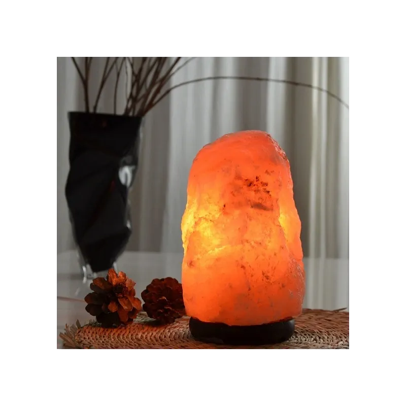 Lampe en cristal de sel de l'Himalaya