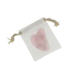 Guasha Quartz rose massage visage lissant décongestionnant