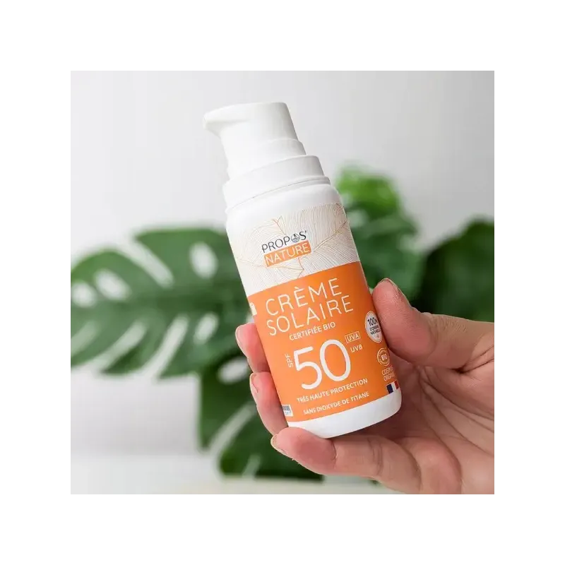Crème solaire SPF 50 Bio Propos'nature