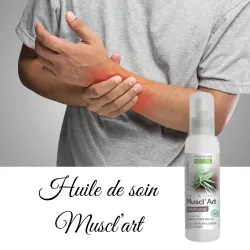 Huile de soin Muscl'art Bio - Douleurs Musculaires et articulaires