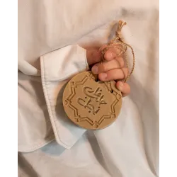 Savon d'Alep Ambre et Oud NAJEL Parfum Oriental - savon décoré