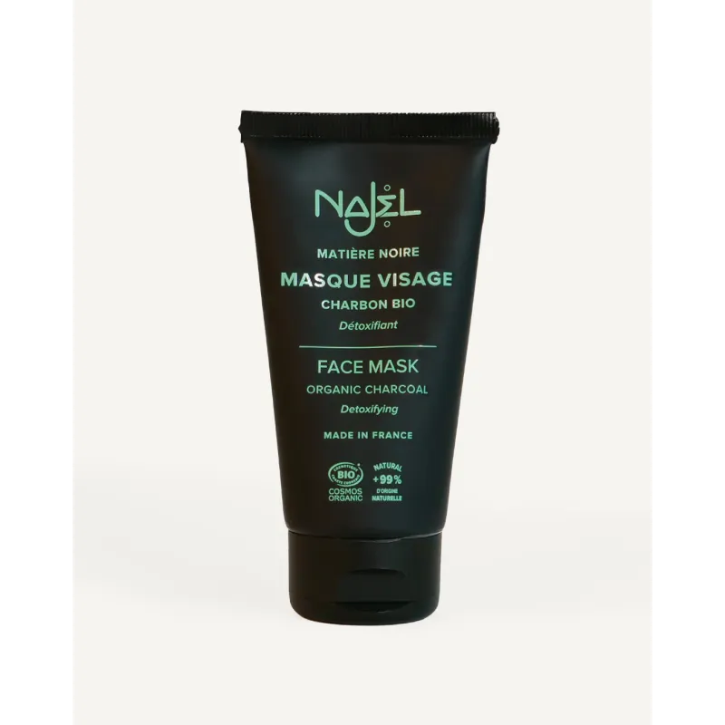 Masque visage au charbon bio Najel 75 ml