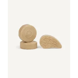 Savon d'Alep à l'encens Najel 20g - Petit savon ornementé