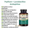 Psyllium + Acidophilus | Diarrhée | Constipation | Coupe-faim